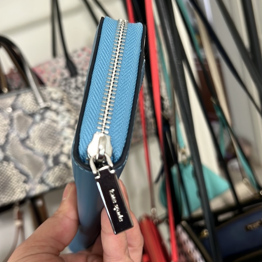 SOLD Kate Spade Staci Colorblock Zippy Wallet - Picture 3 of 7